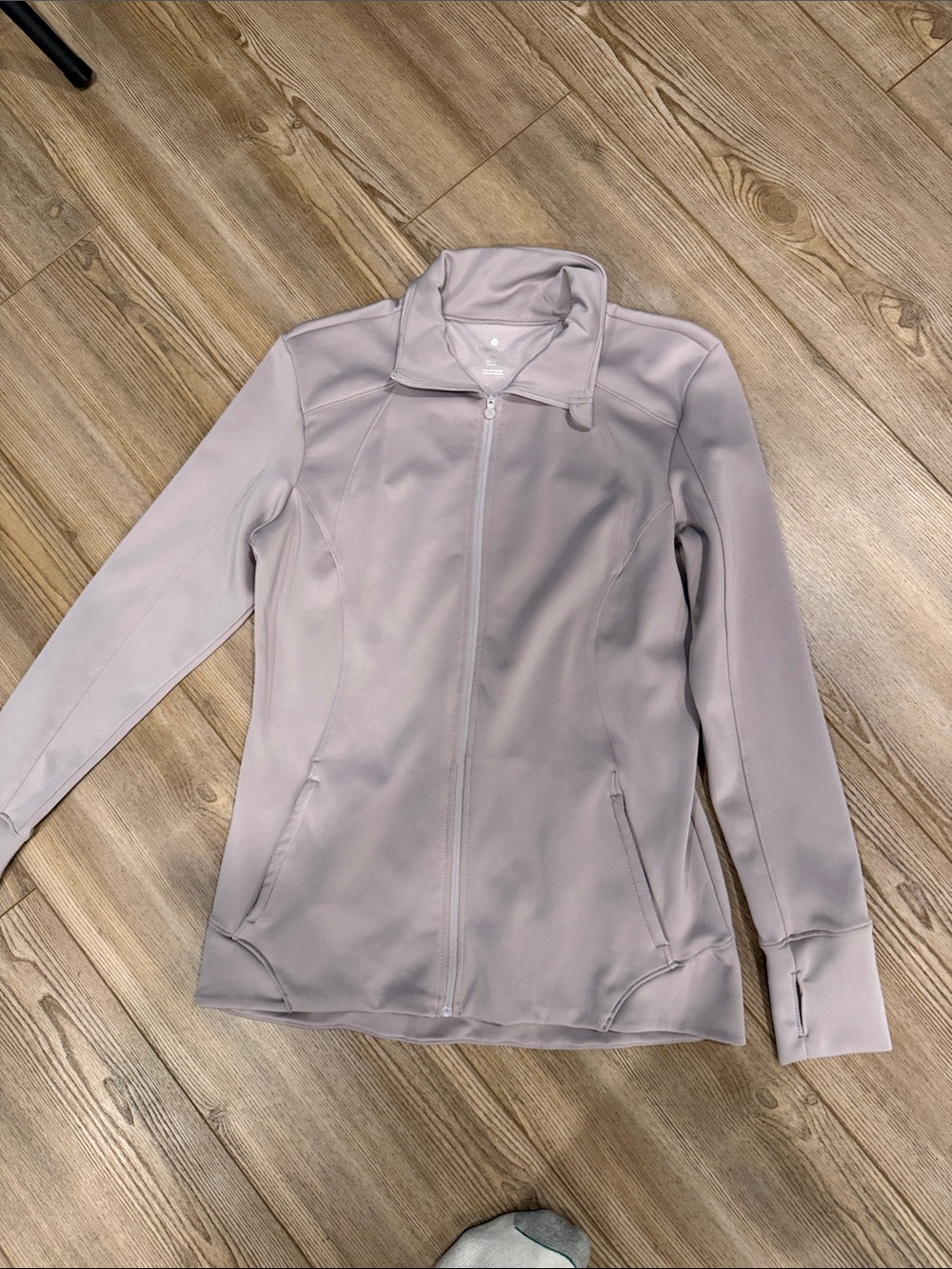 Apana Light Mauve Zip Performance Jacket